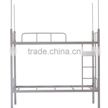 Hot selling apartment metal tube double layers bed frame for children and adult