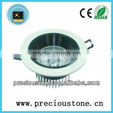 Round 9W aluminum home LED light