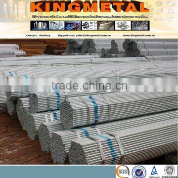 SA53 Gr.B 4" SCH 40 hot hipped galvanized steel pipe