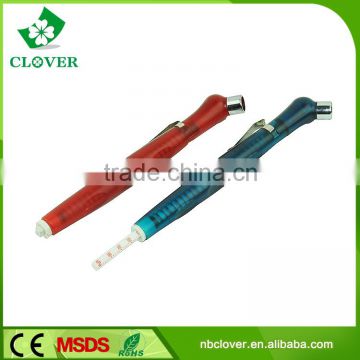 Pencil shape aluminum or plastic material car low pressure tire pressure gauge