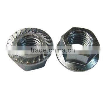 High quality zinc plated Hex Flange Nut