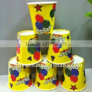 Company logo printed paper cups ,paper coffee cups for 80s party supplies