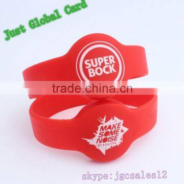 Rewearable NFC Ntag213 Silicone RFID Wristbands Quality Choice Supplier's Choice