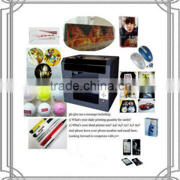 Digital flatbed inkjet printer for glass,metal,wood