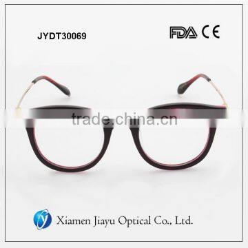 Thick Frame Glasses Handmade Acetate Oval Glasses photo-3