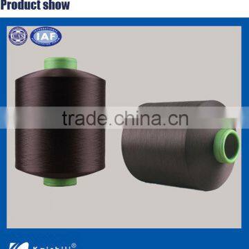 2016 Hot sale low price 100% Polyester middle elastic NIM stretch yarn for gloves and fabric