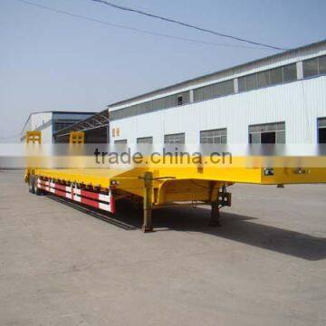 2015 China Manufacture 3 Axle Heavy Duty Carbon Steel Excavator Transport Low Bed Truck Trailer for Sale photo-3
