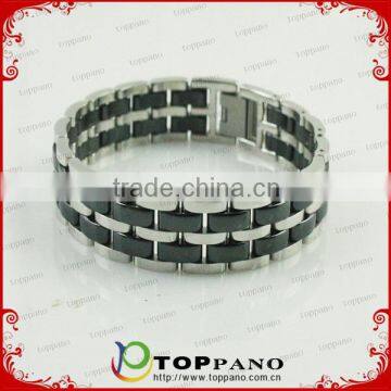 popular and eco-friendly men's large chain bracelet titanium germanium energy bracelet