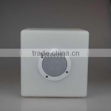 Cube mini stereo for outdoor and indoor color lighting decoration portable bluetooth speaker