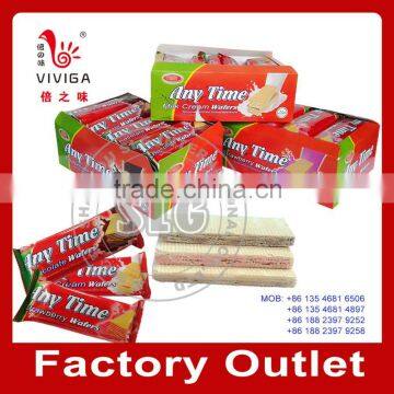 Hot sale any time milk cream wafer