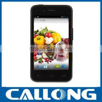 hot sell 4 inch cell phone Utime U6 with MTK6572 3G & Android 4.2 OS