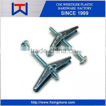 White or Yellow Finish Metal Toggle Anchor