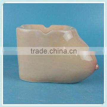 Ceramic Boob Ashtray With Boob Design Breast Shape Ashtray photo-2