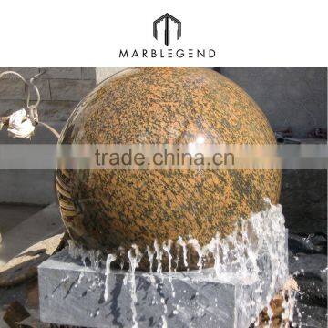 Home garden marble granite simple water rotating ball water fountain