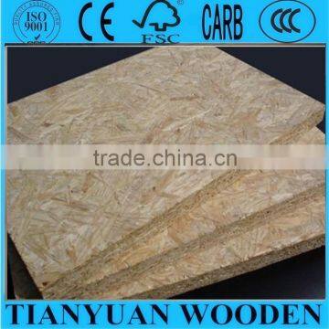 16mm indoor furniture grade OSB2 made in China in a factory osb price