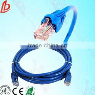 High speed utp cat6 ethernet patch cords with boots,RJ45 connectors