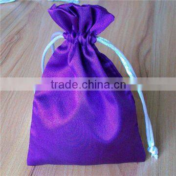 high end beautiful promotional satin jewelry bag