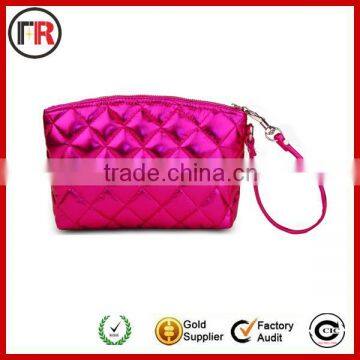 Promotional travel cosmetic bag with mirror
