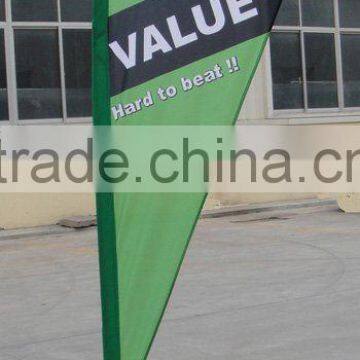 flying banner (teardrop) advertising flag pole directly from professional manufacturer