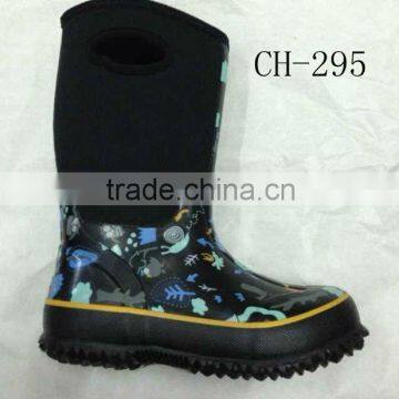 Cheap Black Neoprene Rainboots