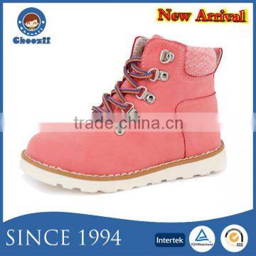 Wholesale OEM Fancy Candy Color Pink Teenage Girls Ankle Boots