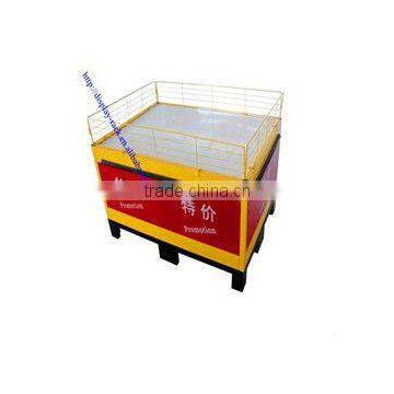 2013 stylish supermarket table display stand HSX-1465