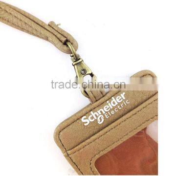 New Design Leather ID Card Holder With Rope photo-5