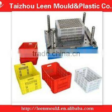 Taizhou High Quality Injection Plastic Box Mould,Plastic Fruit Crate Mould