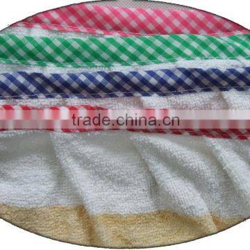 New Design Printing Terry Cotton Waist Apron for Women Half Short Waist Apron for Pakistan