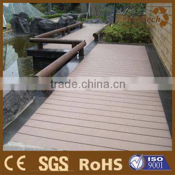 2016 Euro White Color Extruded Wood Plastic Composite Decking photo-4
