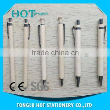 Custom logo promotional new design eco friendly pen with high quality