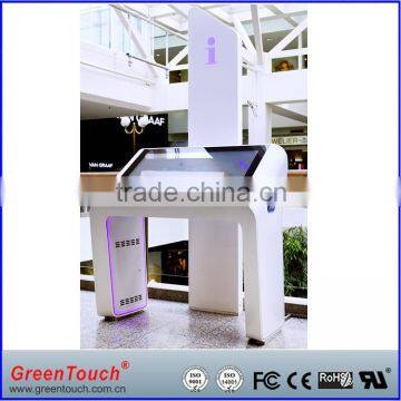 4 points 50" IR touch screen,support Android,Mac,Linux system