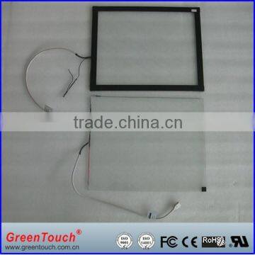 Pure glass saw touch screen 19 inch dust-proof touch panel for ATM