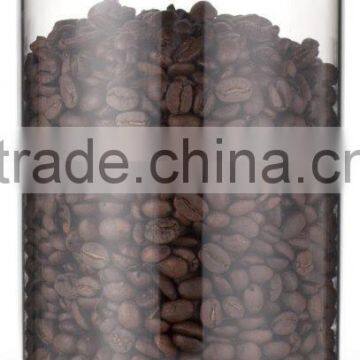 Sinoglass trade assurance press&seal 1000ml borosilicate glass food storage jar coffee storage jar