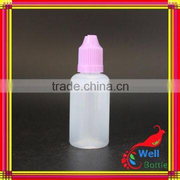 Unicorn Bottle pe E-liquid 30ml 20ml 15ml 10ml With Unicorn Bottle With Plastic Dropper Bottles