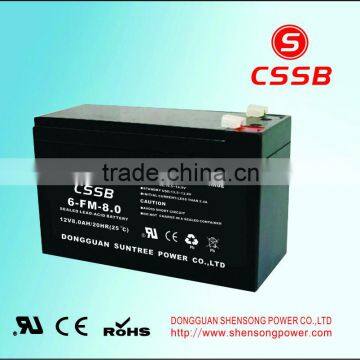 Baby carrier lead-acid battery 12V8AH