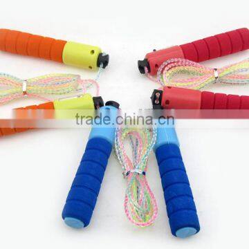 wholesale Handle skipping rope jumping rope schoolchildren/woman/adult Cotton rope