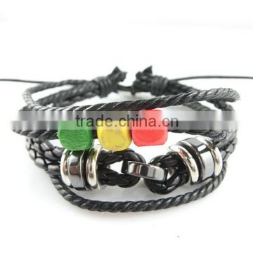 BOSHIHO leather braided bracelet