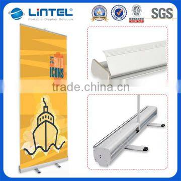 Retractable Roll up Display Standee,metal Roll up Standee