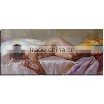 Nude woman oil painting impressionist style