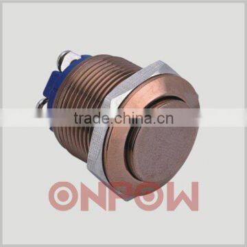 customized metal push button switch GQ16