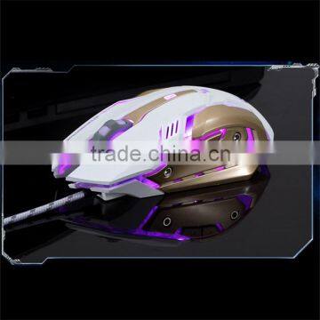 USB Wired Gaming Mouse With Macro Definition Function 4 Colors Breathing Variable Lighting photo-2