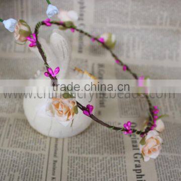 decorative headwear foam Woodland Wedding Headpiece wrapping Garland