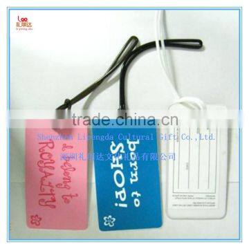 Custom Made Travel 3D Soft Pvc Luggage Tag, OEM Custom Travel Wholesale Silicone Luggage Tag photo-4
