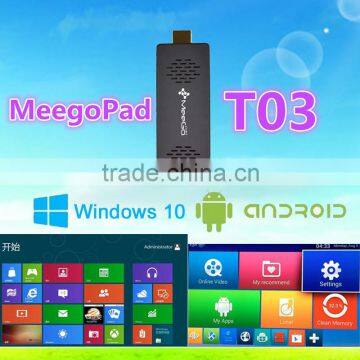 MEEGOPAD T03 2GB 32GB cooling fan minix pc dongle