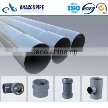 ISO4422 standard upvc mpvc drinking water pipe water flow tube