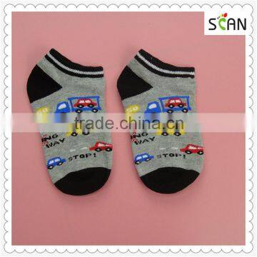 Socks Born 2 CARS JACQUARD DOUBLE Treat KIDS SOCKS(Infant/Toddler/Little Kids)