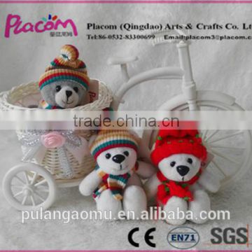 Hot Sale Custom Small Plush Bear Toy Stuffed Bear Soft Toy Keychain