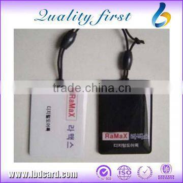 Ntag216 Crystal Epoxy Cards Free Design NFC Ntag216 Key Tags
