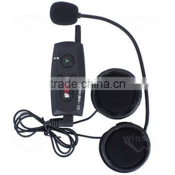 V3-1500M Motorcycle Motorbike Helmet Bluetooth Intercom Interphone Walkie Talkie Helmet Headset support 3 riders talking